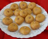 A picture of step 2 of Mango Pedha.
