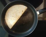 A picture of step 6 of Chicken Bacon Ranch Quesadilla.