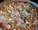 Foto del paso 1 de la receta Pizza casera Brackwurt con bacon y sofrito con curry