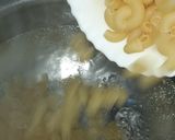 A picture of step 1 of Chifferi -continental dinner in my Desi videsi mix style.