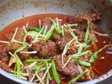 Red spicy mutton karahi 😋