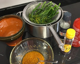Foto del paso 2 de la receta: Bimi con salsa japonesa