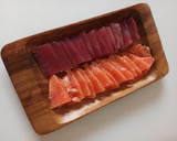 Foto del paso 5 de la receta: Sashimi, sushi, California rolls, Maki de atún y Maki de salmón