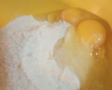 A picture of step 1 of Fried Vinegar Cornmeal Balls.