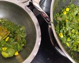 A picture of step 5 of Palak Biryani One Pot Meal.