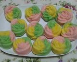Foto langkah ke 7 dari resep Bolu kukus mawar.
