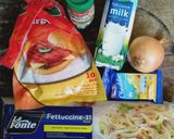 Foto langkah ke 1 dari resep Fetuccine carbonara.