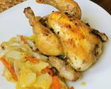 Foto del paso 5 de la receta: Picantones al horno con patatas