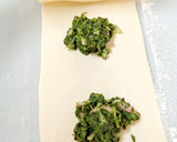 Foto del paso 4 de la receta: Raviolis caseros rellenos de espinaca y bacon