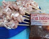 Foto langkah ke 1 dari resep Sate Ayam Bumbu Ayam Panggang.