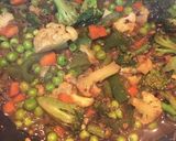 A picture of step 5 of Paneer Veggie Bhaaji.