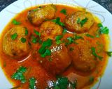 A picture of step 9 of Kashmiri Dum Aloo.