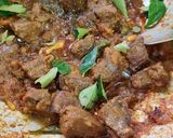 A picture of step 4 of Mutton Liver Masala.