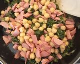 A picture of step 2 of Spinach with Chickpeas.