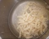 A picture of step 1 of Creamy Vegetable Pasta Salad.