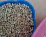 Foto del paso 1 de la receta: Pan plano de trigo sarraceno en grano con nueces y semillas de girasol, 36 h. de fermentación ♥