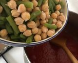 Foto del paso 3 de la receta Garbanzos, judías verdes y tomate