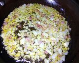 A picture of step 3 of Fried spaghetti #AuthorMarathon.