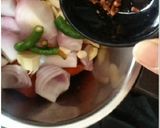 A picture of step 3 of Chana masala.