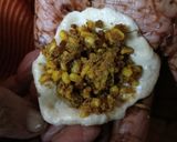 A picture of step 5 of Stuffed Moong daal kachori.