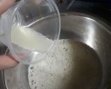 Hình bước làm 5 của món Gato hongkong (cách để bánh không bị xẹp khi nguội)