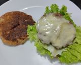 Foto del paso 8 de la receta: Hamburguesa🥩de res 🧀en pancakes🧇de vegetales🍔🥯🥞