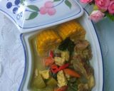 Foto langkah ke 6 dari resep Lodeh kuning iga sapi.