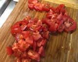Une image de l'étape 6 de Filets d'églefin aux tomates, poivron jaune et estragon.