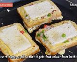 A picture of step 3 of EGG cheese Toast.