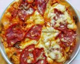 Foto langkah ke 4 dari resep Pizza (smoked beef).