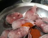 A picture of step 3 of Fry fish, Aloo & Rice platter.