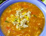 A picture of step 5 of Hot and Sour Soup.