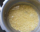 A picture of step 1 of Yellow Daal.