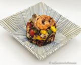 Foto del passaggio 7 della ricetta Insalata di Riso Venere Golosa con Pesce e Mango