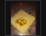 A picture of step 3 of Cheese and corn spring rolls.