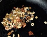 A picture of step 2 of Oats & flaxseed laddu with Peanut butter.