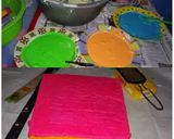 Foto langkah ke 4 dari resep Mini Rainbow roll cake.