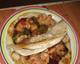 Foto del paso 6 de la receta: Taco Gobernador con Costra de Queso (Variante)
