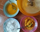 Foto langkah ke 4 dari resep Bolu Kukus Labu Kuning.