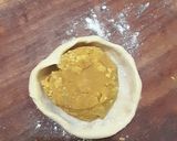 A picture of step 8 of Maharashtrian Authentic Puranpoli.