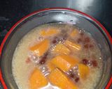 Foto langkah ke 3 dari resep Bubur mutiara ubi merah.