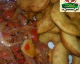 A picture of step 8 of Doughnuts shaped pateera (hausa version).