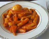 Hình bước làm 3 của món Bánh gạo cay Tteokbokki Hàn Quốc