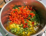 Une image de l'étape 16 de Sauce aux piments indiens, tomates, gingembre et coriandre.