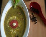 A picture of step 4 of Green salad tomato soup.