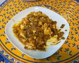 Une image de l'étape 14 de Poulet au curry,gingembre et amandes.