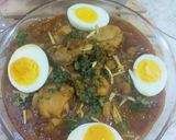 A picture of step 4 of Chicken with chickpea eggs 🥚murg choly with eggs.
