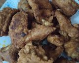 Gambar langkah 10 resipi Ayam Goreng Tepung.