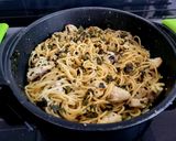 Foto del paso 5 de la receta: Espaguetis con rape y alga nori