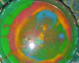 Foto langkah ke 5 dari resep Puding roti rainbow.